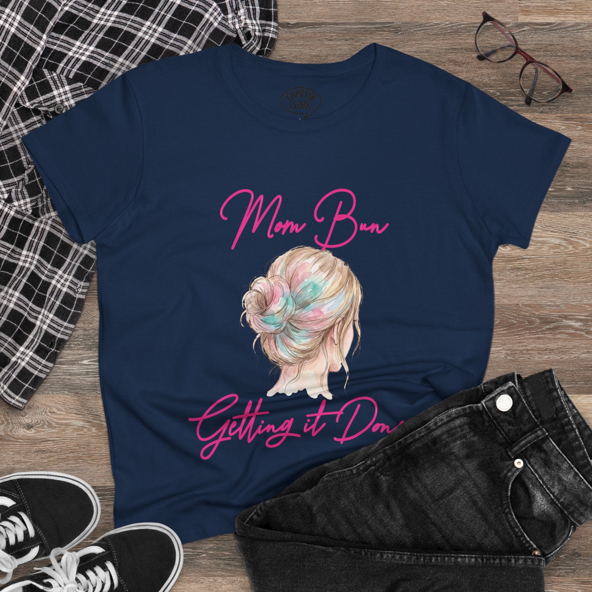 Mom Bun Getting It Done Tee