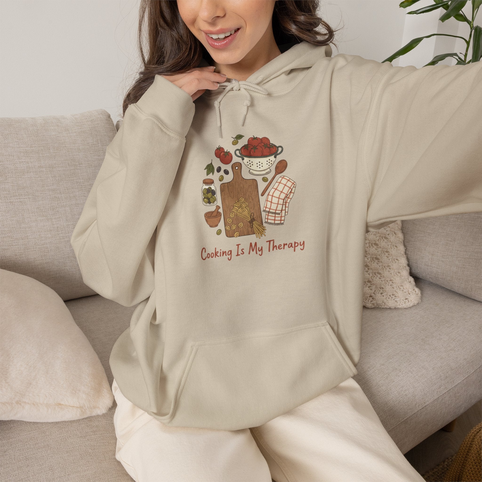 Cooking Is My Therapy Hoodie