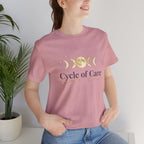Cycle of Care Moon Phases Tee | celestial wellness, ritual calendar