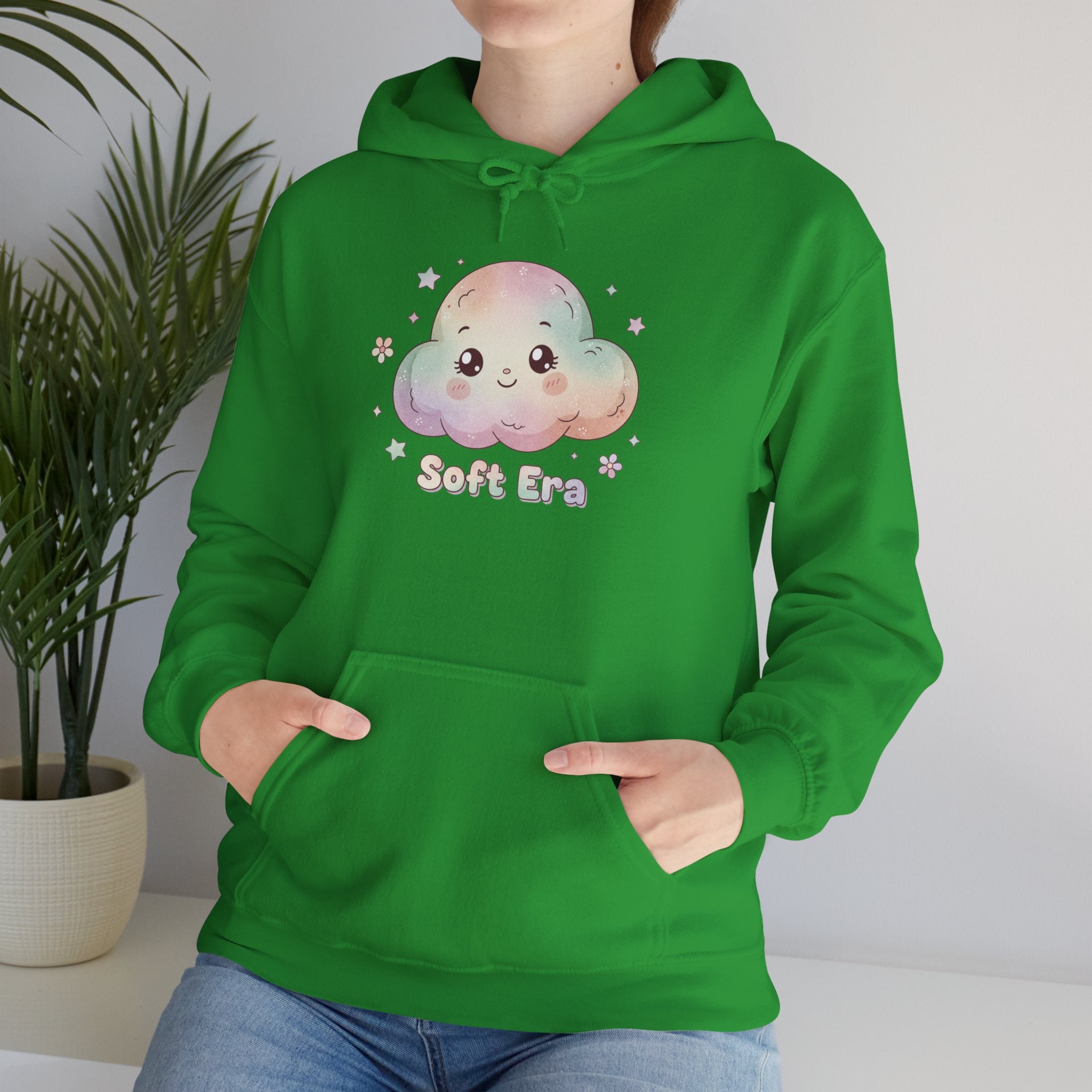 gentle cloud creature hoodie | wholesome surrealism, pastel kawaii