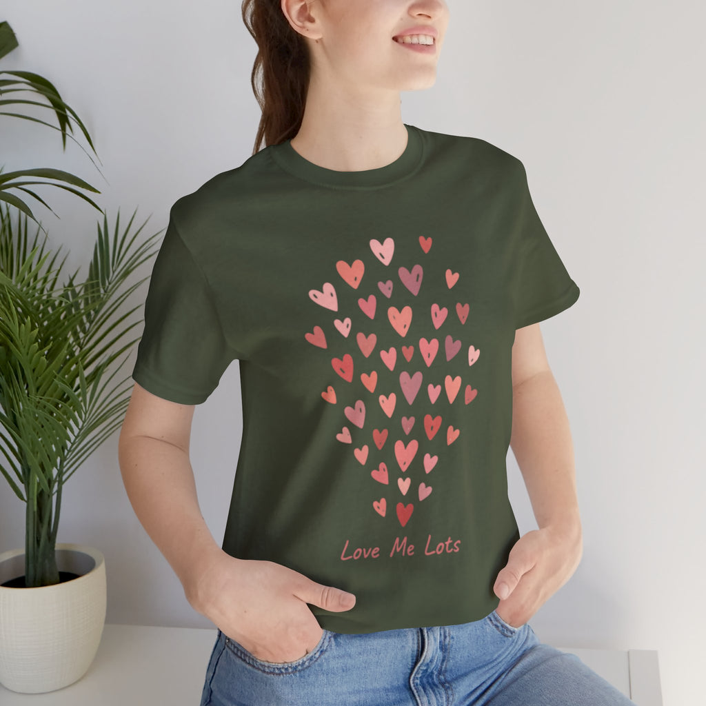 Love Me Lots Tiny Heart Valentine Shirt Tee