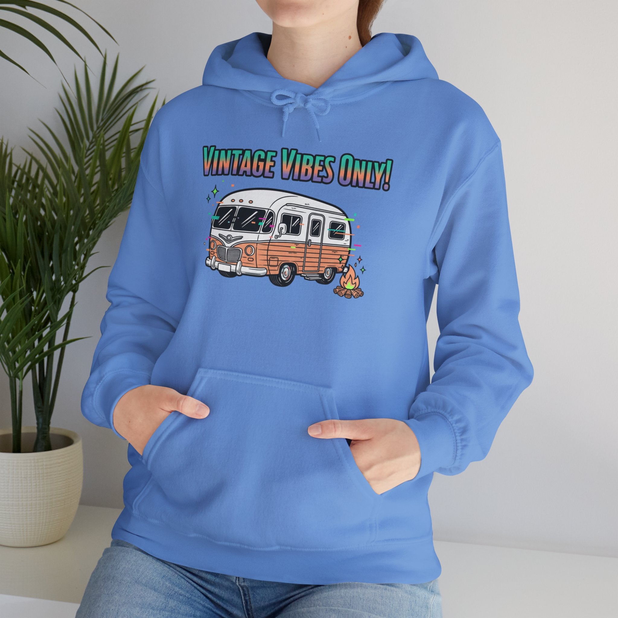 "Vintage Vibes Only" Retro Camper Pullover