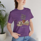 Gouache Still Life with Mugs & Books Safe Space T-Shirt