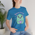 You're Loved Cute Monster Tee | kawaii therapy monster, pastel comfort