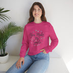 You Make Me Smile Crewneck Sweatshirt | handwritten doodle, sketch aesthetic
