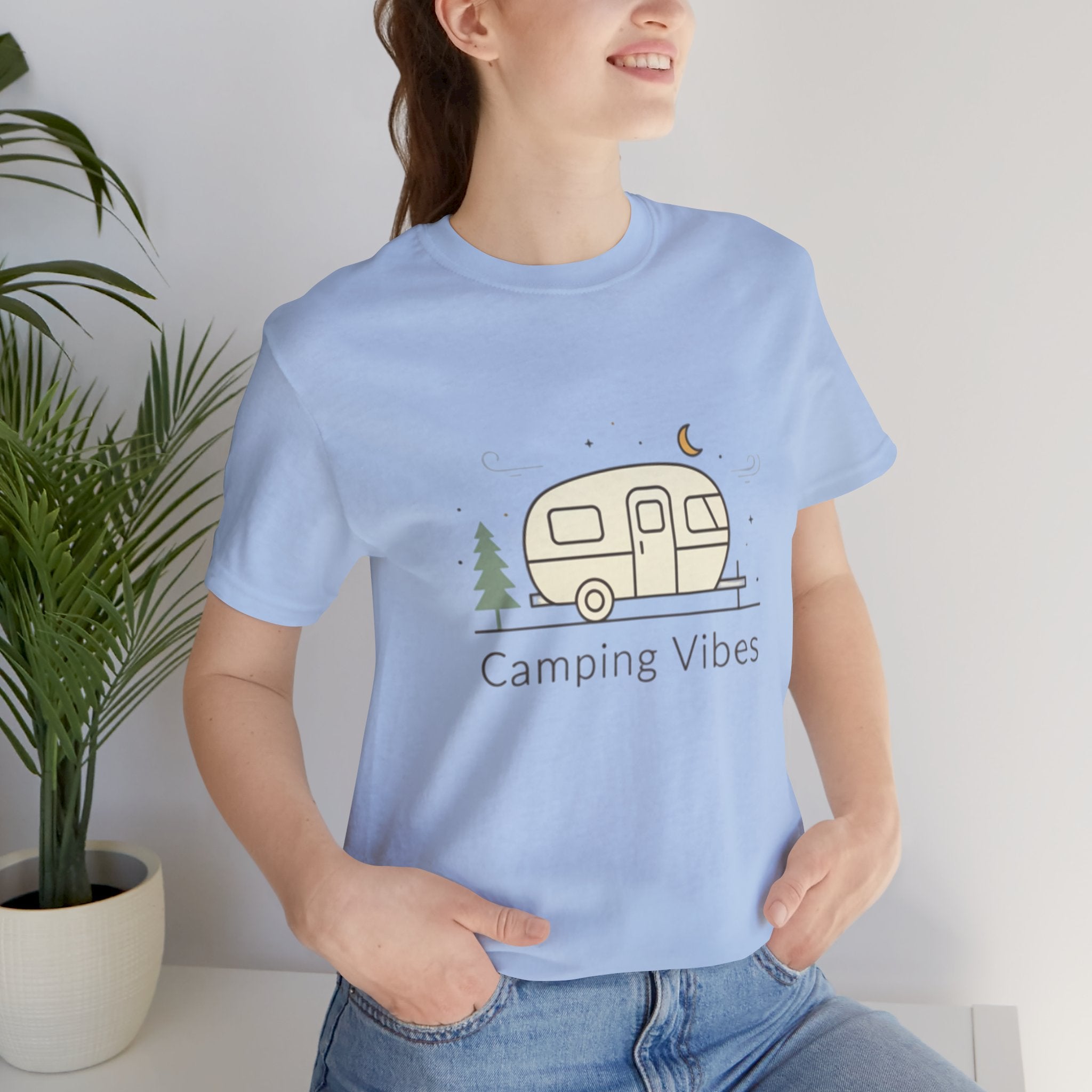 Camping Vibes T-Shirt — Retro Camper Graphic Tee