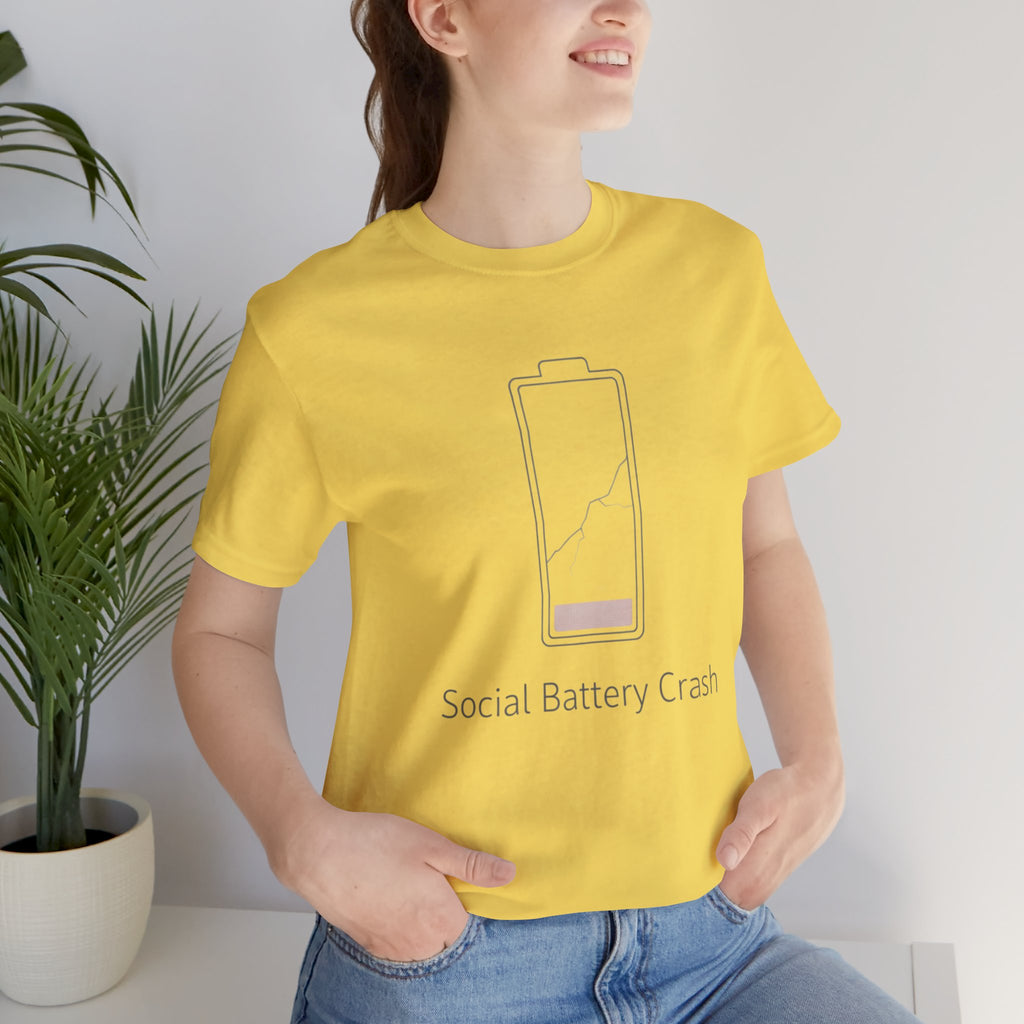 Social Battery Crash Tee