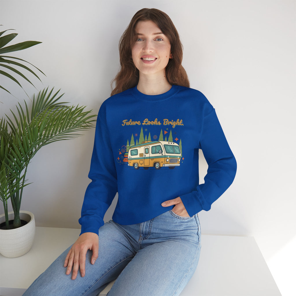 Future Looks Bright RV Camper Graphic Crewneck