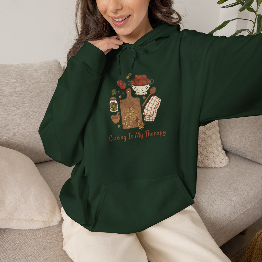 Cooking Is My Therapy Hoodie