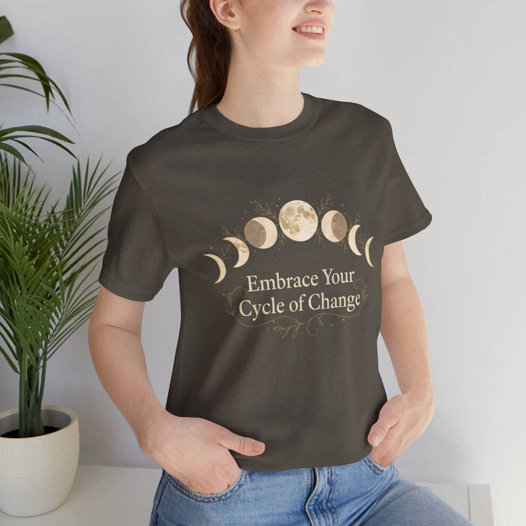 Moon Phase Ritual Tee | celestial wellness, lunar cycle