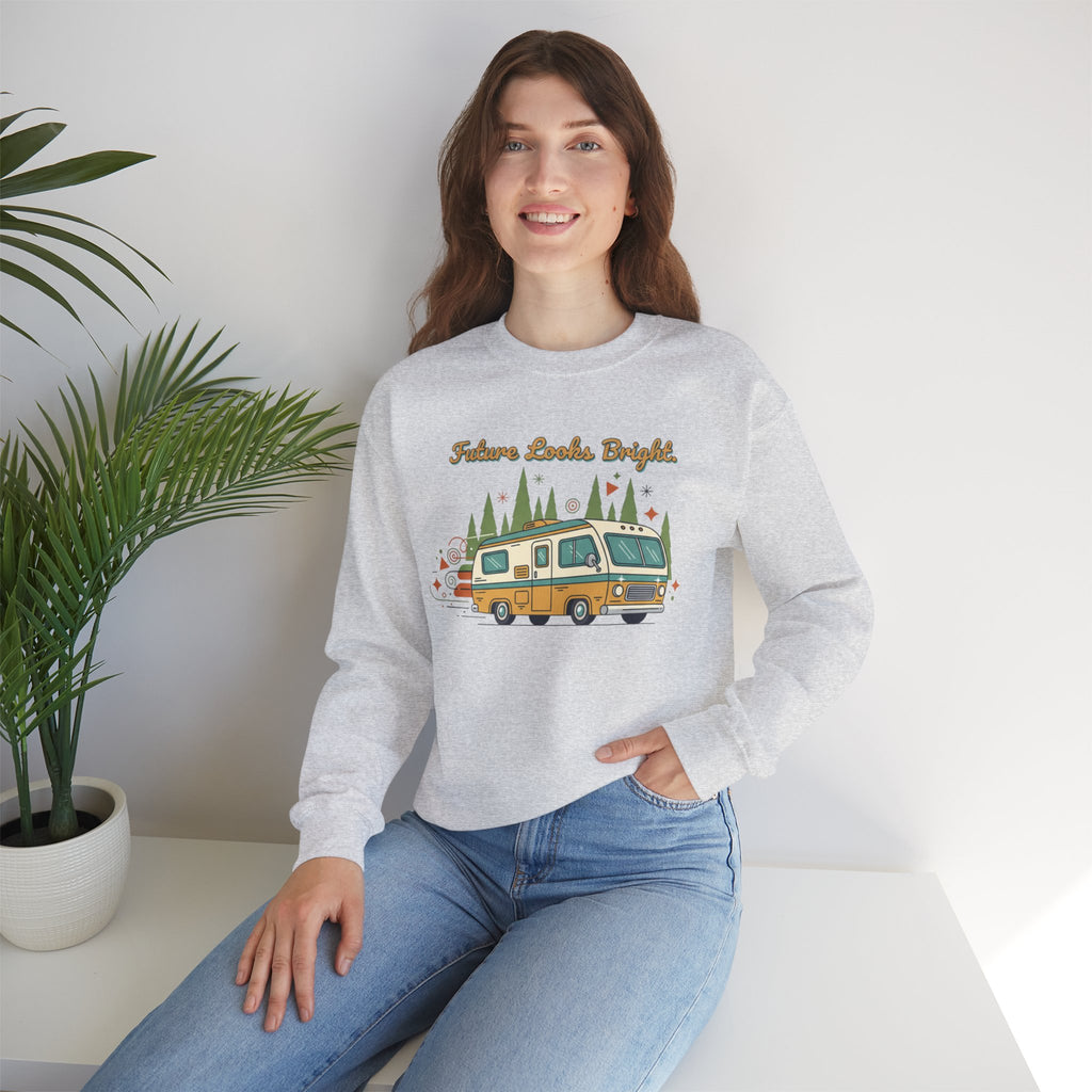 Future Looks Bright RV Camper Graphic Crewneck