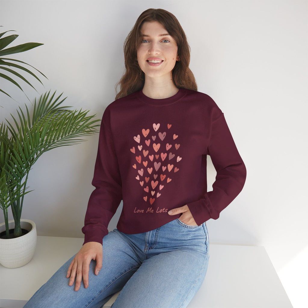 Love Me Lots Tiny Heart Cluster Sweatshirt