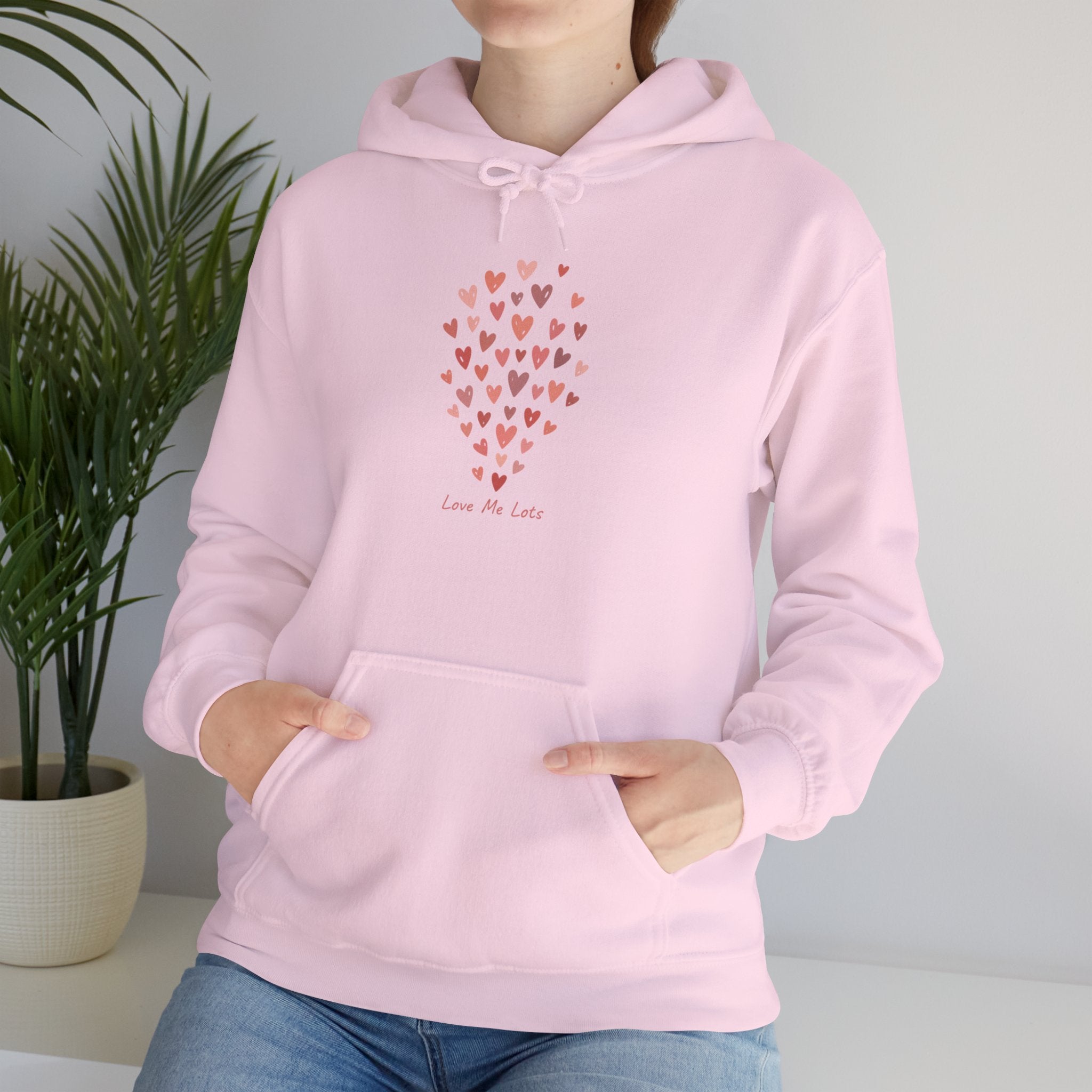 Love Me Lots Tiny Heart Cluster Hoodie