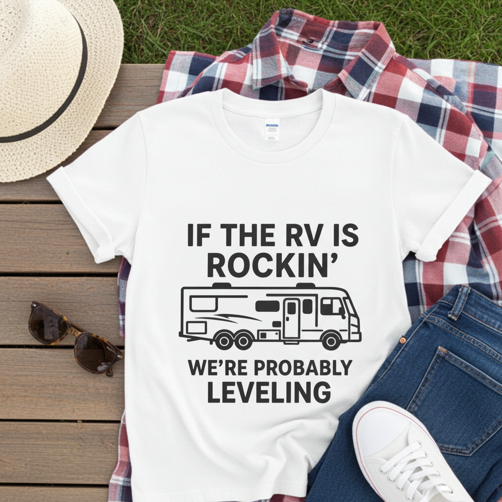 If the RV Is Rockin' We're Probably Leveling T-Shirt